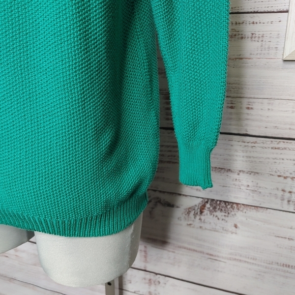 EILEEN Fisher cotton crochet sweater size XS - Picture 7 of 11